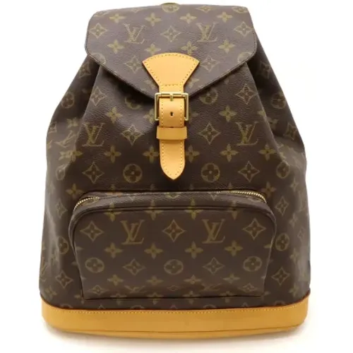 Pre-owned Backpacks, female, , Size: ONE SIZE Pre-owned Canvas backpacks - Louis Vuitton Vintage - Modalova