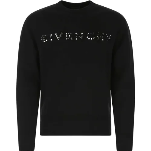 Strickkleidung, Bleiben Sie warm und stilvoll mit diesem Rundhals-Strickpullover für Männer - Givenchy - Modalova