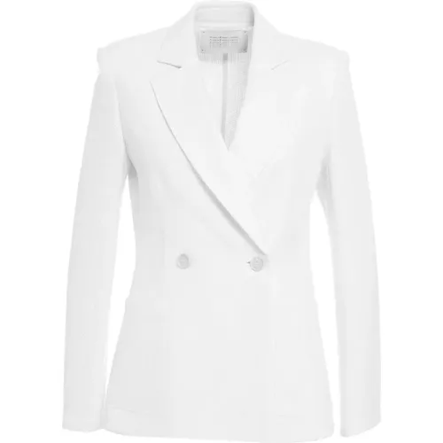 Double-breasted Blazer with Patched Pockets , female, Sizes: XS, M - Harris Wharf London - Modalova