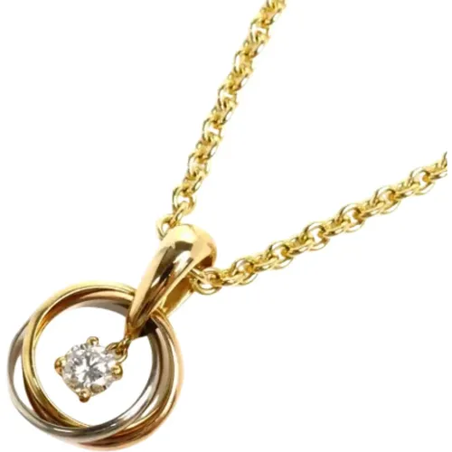 Pre-owned Jewellery, female, , Size: ONE SIZE Pre-owned Rose Gold necklaces - Cartier Vintage - Modalova