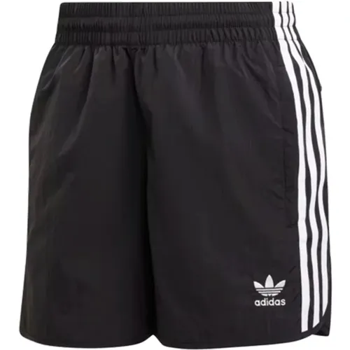 Klassische Schwarze Sprinter-Shorts - Adidas - Modalova