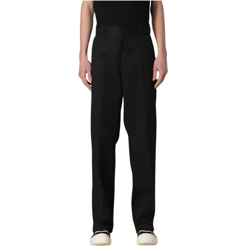Straight Trousers, male, , Size: W36 L32 Classic White Work Pant - Dickies - Modalova