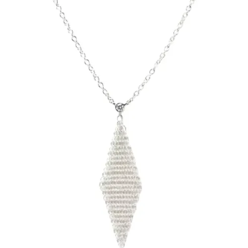 Pre-owned Jewellery, female, , Size: ONE SIZE Pre-owned Silver necklaces - Tiffany & Co. Pre-owned - Modalova