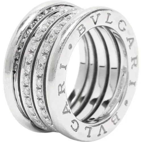 Pre-owned Jewellery, female, , Size: ONE SIZE Pre-owned White Gold rings - Bvlgari Vintage - Modalova