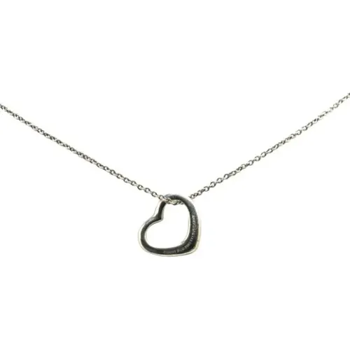 Pre-owned Jewellery, female, , Size: ONE SIZE Pre-owned Silver necklaces - Tiffany & Co. Pre-owned - Modalova