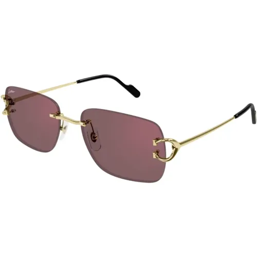 Sunglasses, unisex, , Size: ONE SIZE Stylish Ct0330S Sunglasses - Cartier - Modalova