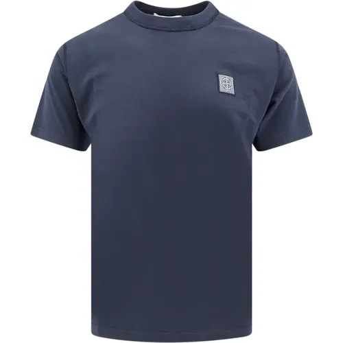 Ss24 T-Shirt with Patch Logo , male, Sizes: M - Stone Island - Modalova