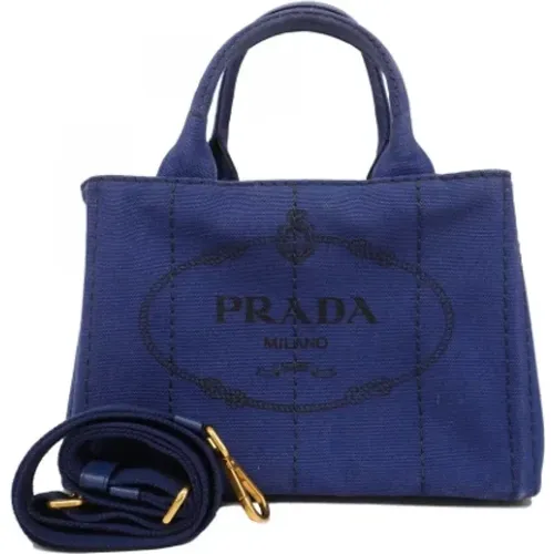 Pre-owned Canvas prada-bags , female, Sizes: ONE SIZE - Prada Vintage - Modalova