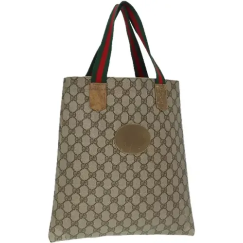 Pre-owned Tote Bags, female, , Size: ONE SIZE Pre-owned Leather totes - Gucci Vintage - Modalova