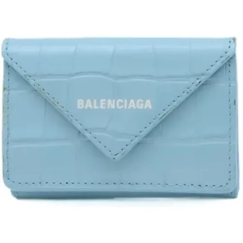 Pre-owned Wallets, female, , Size: ONE SIZE Pre-owned Leather wallets - Balenciaga Vintage - Modalova