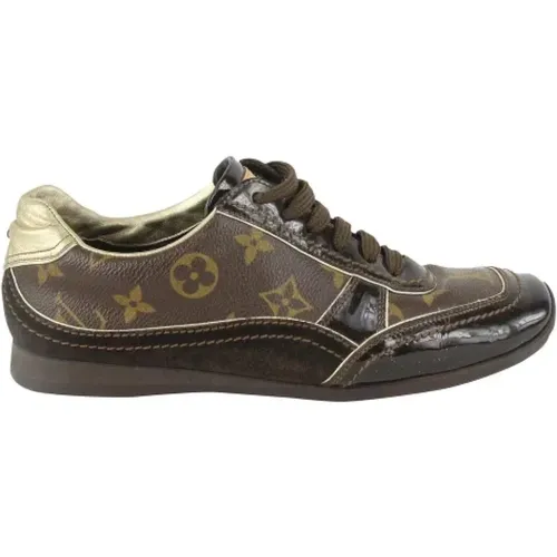 Pre-owned Sneakers, female, , Size: 6 US Timeless Leather Sneakers - Louis Vuitton Vintage - Modalova