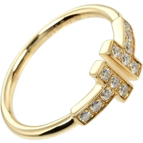 Pre-owned Jewellery, female, , Size: ONE SIZE Pre-owned Metal rings - Tiffany & Co. Pre-owned - Modalova