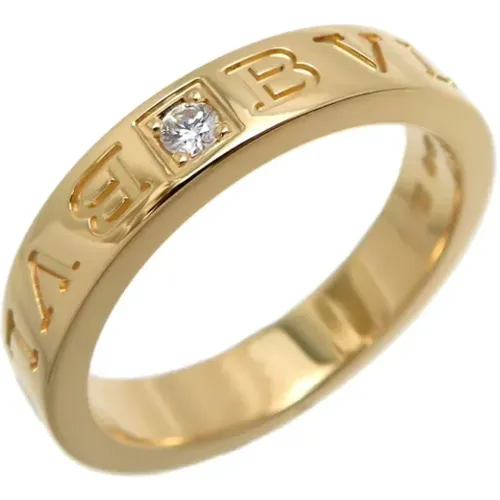 Pre-owned Jewellery, female, , Size: ONE SIZE Pre-owned Gold rings - Bvlgari Vintage - Modalova