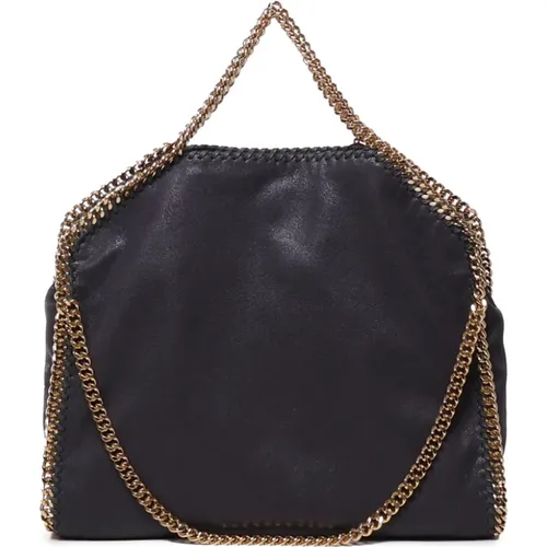 Eco-Leather Bag with Golden Chain , female, Sizes: ONE SIZE - Stella Mccartney - Modalova