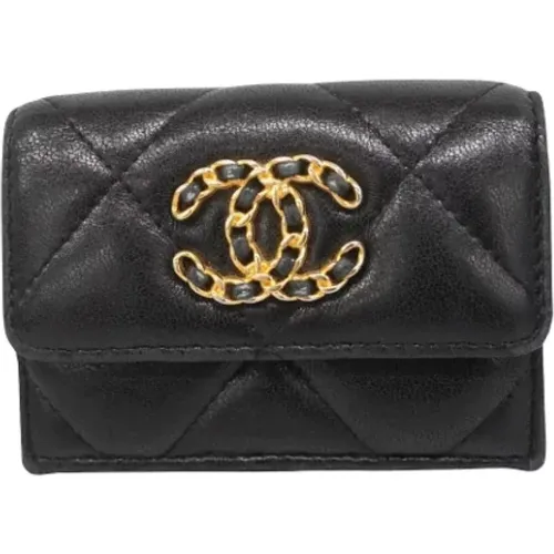 Pre-owned Leather wallets , female, Sizes: ONE SIZE - Chanel Vintage - Modalova