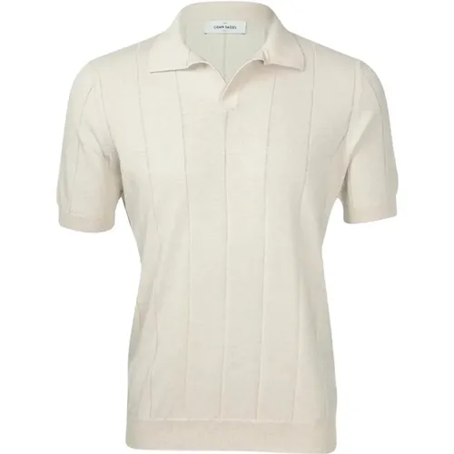 Classic Polo Shirt for Men , male, Sizes: L, S - Gran Sasso - Modalova