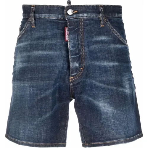 Denim Shorts for Men , male, Sizes: S, 3XL, 2XL, XL, XS - Dsquared2 - Modalova