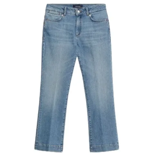 Vintage Mini Flare Denim Hose , Damen, Größe: W27 - Max Mara - Modalova