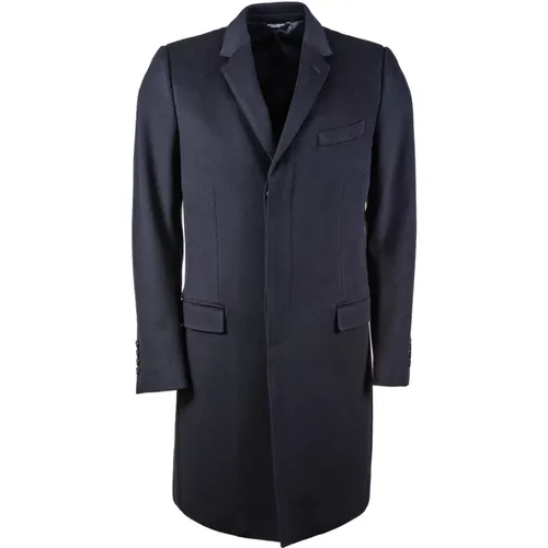 Men's Long Coat , male, Sizes: XS, S - Dolce & Gabbana - Modalova
