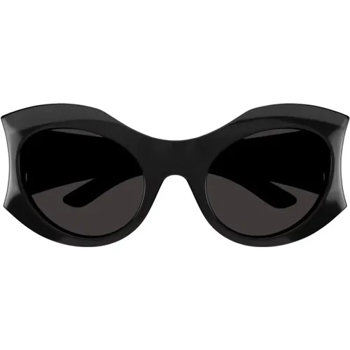 Womens Butterfly Sunglasses with Acetate Frame , female, Sizes: 56 MM - Balenciaga - Modalova