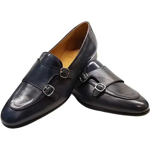 Navy Crust Loafers , male, Sizes: 11 UK - Berwick - Modalova