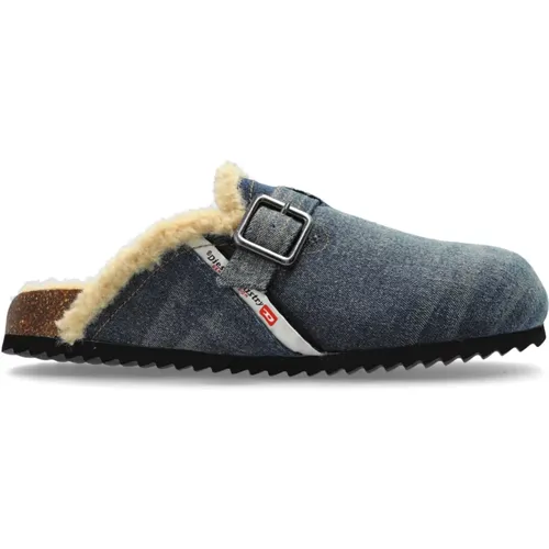 Mules, male, , Size: 4 US Slides D-Woodstock - Diesel - Modalova