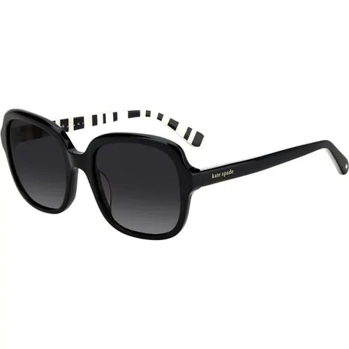 Schwarze/Graue Polarisierte Sonnenbrille Babbette/G/S - Kate Spade - Modalova