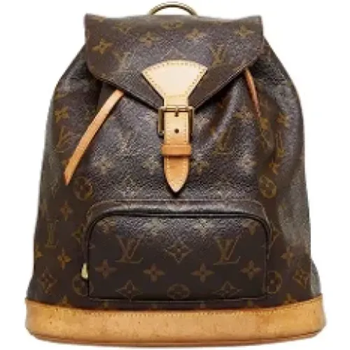 Pre-owned Backpacks, female, , Size: ONE SIZE Pre-owned Canvas backpacks - Louis Vuitton Vintage - Modalova