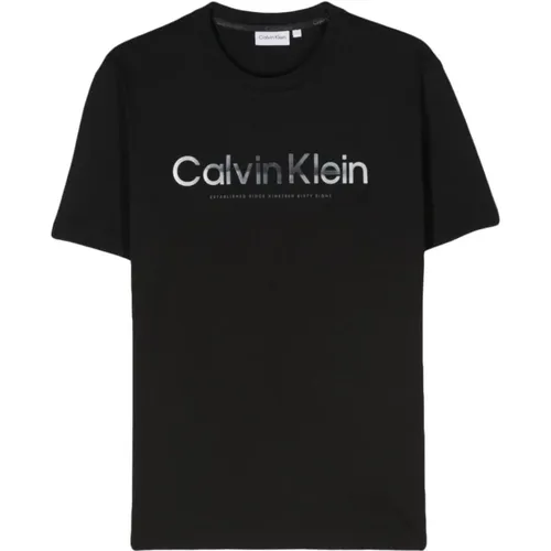 T-shirts and Polos , male, Sizes: M, S, 2XL - Calvin Klein - Modalova