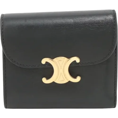 Pre-owned Wallets, female, , Size: ONE SIZE Pre-owned Leather wallets - Celine Vintage - Modalova