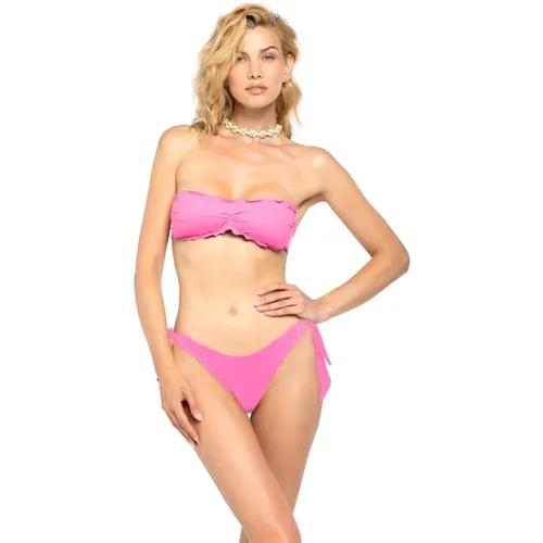 Farbwechsel Bandeau Bikini Set , Damen, Größe: M/L - 4Giveness - Modalova
