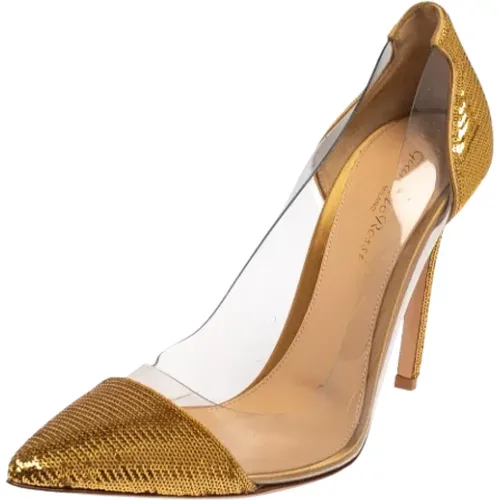 Pre-owned Pumps, female, , Size: 9 1/2 US Pre-owned Plastic heels - Gianvito Rossi Pre-owned - Modalova