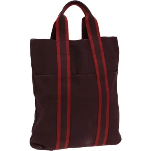 Pre-owned Tote Bags, female, , Size: ONE SIZE Pre-owned Canvas totes - Hermès Vintage - Modalova