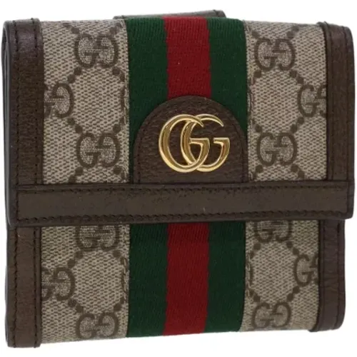 Pre-owned Leder portemonnaies - Gucci Vintage - Modalova