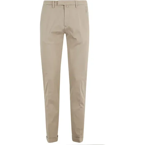 Chinos, male, , Size: S Flat Tricot Lyocell Pants - Briglia - Modalova