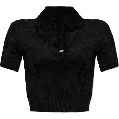 Polo Shirts, female, , Size: S Patterned polo - Amiri - Modalova