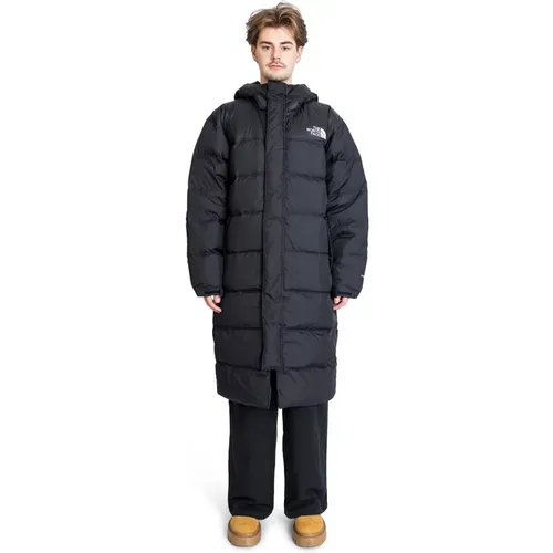 Schwarze Nuptse Parka Jacke , Herren, Größe: XL - The North Face - Modalova