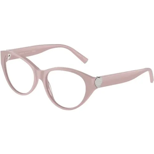 Brille mit rosa Rahmen , unisex, Größe: 55 MM - Tiffany - Modalova
