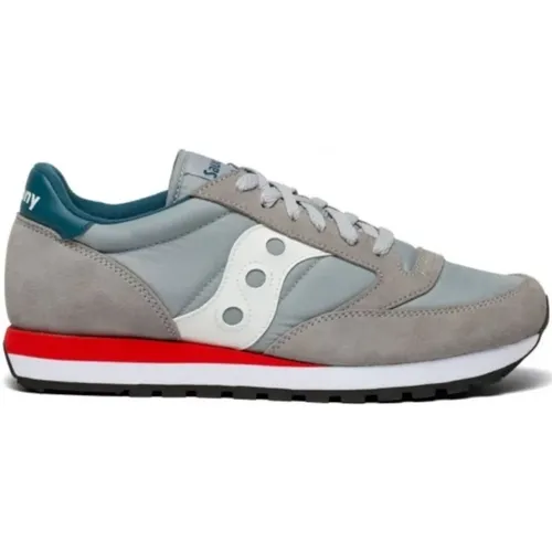 Grey Contrast Sneakers for Men , male, Sizes: 11 UK - Saucony - Modalova