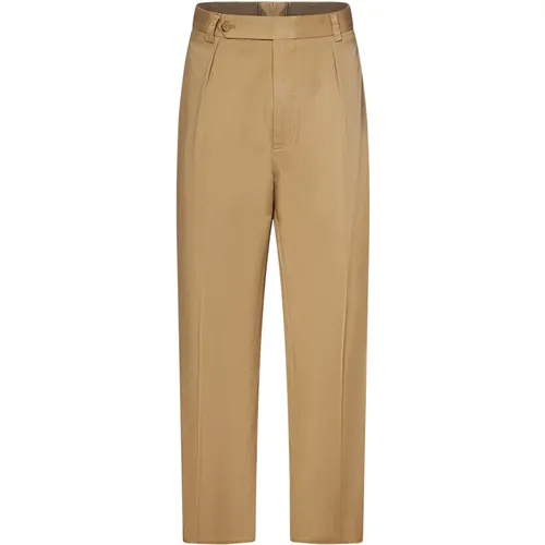 Baumwoll-Twill Hose Straight-Cut , Herren, Größe: W38 - Ralph Lauren - Modalova