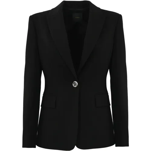 V-neck Blazer Jacket with Long Sleeves , female, Sizes: XS, M, S - pinko - Modalova