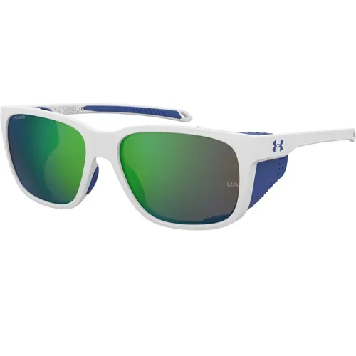 Glacial Sonnenbrille Weiß Blau/Grün , Herren, Größe: 58 MM - Under Armour - Modalova