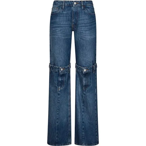 Blaue Schicht Offene Knie Jeans - Coperni - Modalova