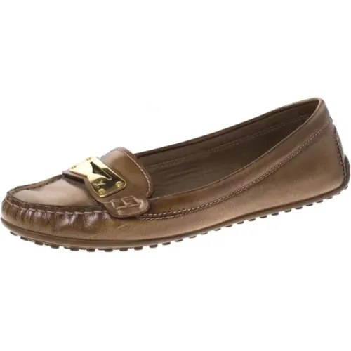 Pre-owned Flats, female, , Size: 8 US Pre-owned Leather flats - Louis Vuitton Vintage - Modalova