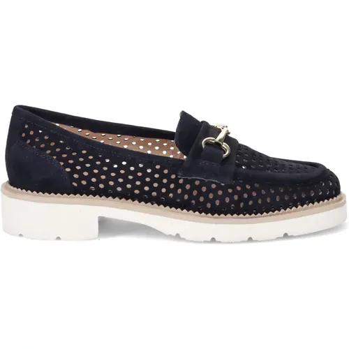 Perforated Suede Moccasin Shoes , female, Sizes: 7 UK, 4 1/2 UK, 4 UK, 3 UK, 6 UK, 5 UK - Luca Grossi - Modalova