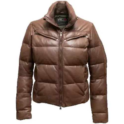 Pre-owned Jackets, female, , Size: M Pre-owned Leather outerwear - Ralph Lauren Pre-owned - Modalova