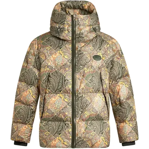 Hooded Puffer Jacket , male, Sizes: XL, L, 2XL - ETRO - Modalova