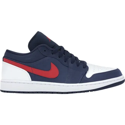 USA Low Edition Air Jordan 1 , male, Sizes: 8 UK, 12 UK, 10 UK, 9 UK, 7 UK, 8 1/2 UK, 10 1/2 UK, 6 UK, 6 1/2 UK - Nike - Modalova