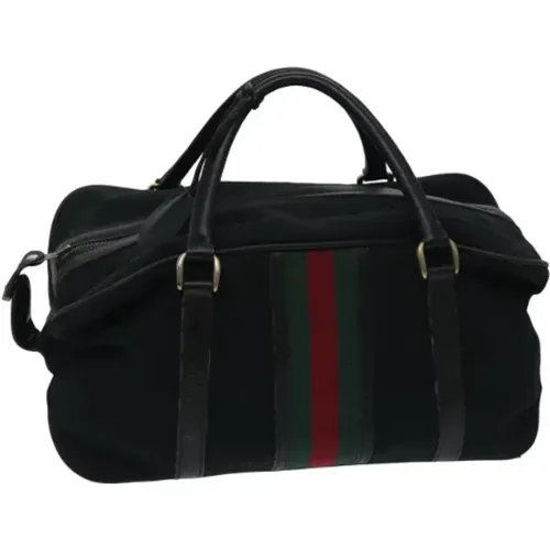 Pre-owned Handbags, female, , Size: ONE SIZE Pre-owned Canvas gucci-bags - Gucci Vintage - Modalova