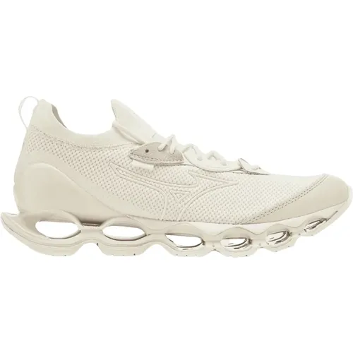 Wave Prophecy Sneakers - Blanc Ecru , male, Sizes: 8 UK, 9 1/2 UK - Mizuno - Modalova